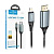 Кабель Lightning - HDMI Hoco UA15 (1080р HD, оплетка нейлон, 2 м) Серый