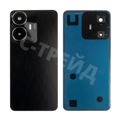Задняя крышка для Realme C55 (RMX3710) Черный - Премиум