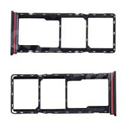 Держатель SIM для Infinix Hot 60 Pro (X6885) Черный