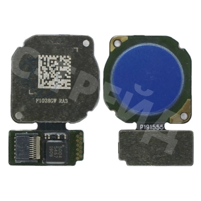 Шлейф для Huawei Honor 8X/9X Lite (JSN-L21) сканер отпечатка пальцев Синий