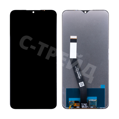 Дисплей для Xiaomi Redmi 9/9 Prime (M2004J19G) в сборе с тачскрином Черный - Оптима