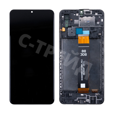 Дисплей для Samsung Galaxy A02 (A022G) модуль c рамкой Черный - OR Ref. (SP)