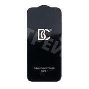 Защитное стекло "Премиум" для iPhone 17 Pro Черный (Закалённое+, полное покрытие)