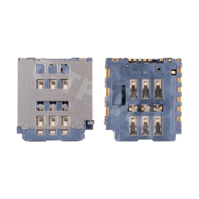 Коннектор SIM для iPhone 16 Pro/16 Pro Max (2 Sim) (A3293/A3296)