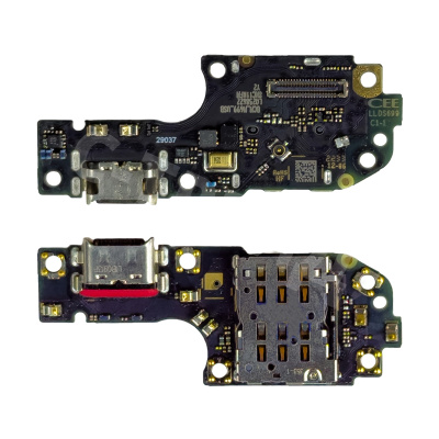 Шлейф для Huawei Nova Y90 (CTR-LX1) плата системный разъем/разъем SIM/микрофон - Премиум