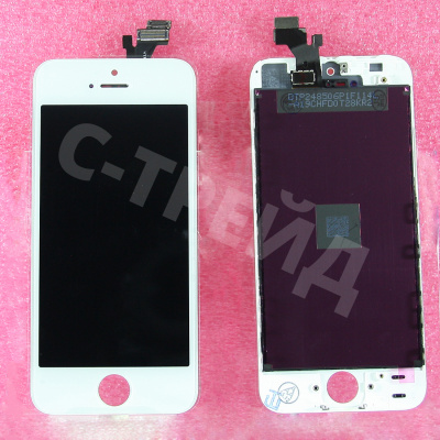 Дисплей для iPhone 5 в сборе с тачскрином Белый - Оптима