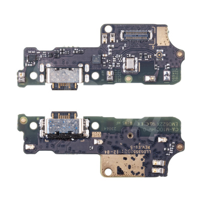 Шлейф для Xiaomi Poco C40 (220333QPG) плата системный разъем/микрофон - Премиум