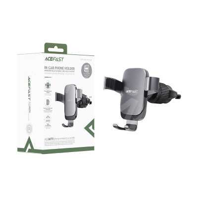 Автомобильный держатель Acefast D59 (раздвижной, в дефлектор) Серый
