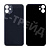 Задняя крышка для iPhone 11 (A2221) Черный (стекло, широкий вырез под камеру, логотип)