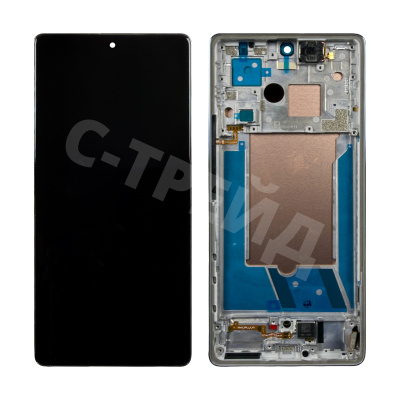 Дисплей для Infinix GT 20 Pro (X6871) модуль с рамкой Серебро - OR