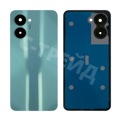 Задняя крышка для Realme C33 (RMX3624) Голубой - Премиум