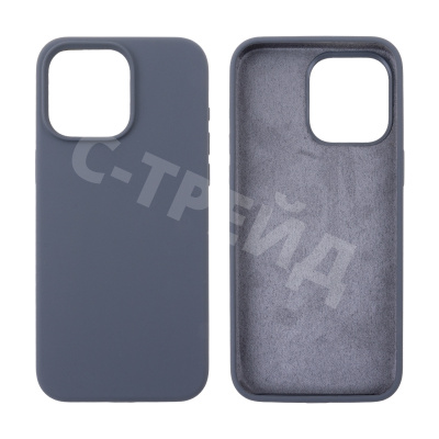 Чехол-накладка Soft Touch для iPhone 15 Pro Max Графит
