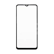 Стекло для переклейки Xiaomi Redmi 10C/Poco C40 (220333QNY/220333QPG) в сборе с OCA пленкой Черный - OR (Mitsubishi)