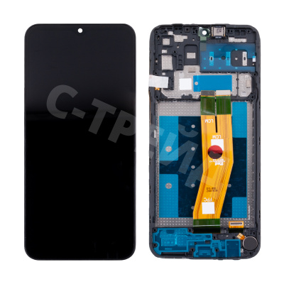 Дисплей для Samsung Galaxy A14 4G (A145F) модуль с рамкой Черный - OR Ref. (SP)