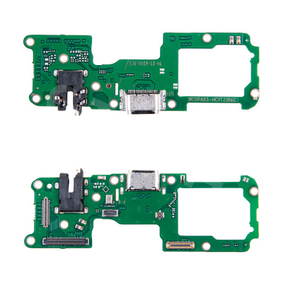 Шлейф для OPPO Reno 4 Lite/5 Lite (CPH2125/CPH2205) плата на системный разъем/разъем гарнитуры/микрофон