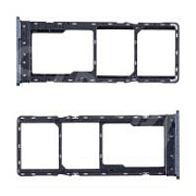 Держатель SIM для Tecno Spark 20 (KJ5) Черный