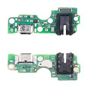 Шлейф для Infinix Smart 8 (X6525) плата на системный разъем/разъем гарнитуры/микрофон - Премиум