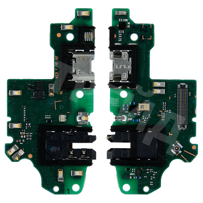 Шлейф для Huawei Honor 10i/20e (HRY-LX1T) плата на системный разъем/разъем гарнитуры/микрофон