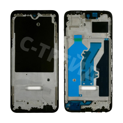 Рамка дисплея для Tecno Spark 30 5G (KL8) Черный (возможен дефект ЛКП)