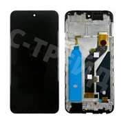 Дисплей для Tecno Pova 4 (LG7n) модуль с рамкой Черный - OR