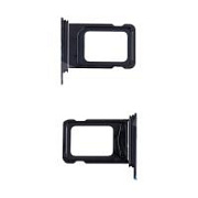 Держатель SIM для iPhone 14 Pro/14 Pro Max (2 Sim) (A2891/A2895) Черный