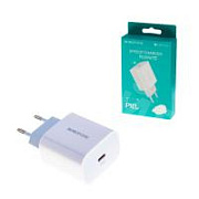 Сетевое зарядное устройство Type-C Borofone BA38A Plus (20W, PD) Белый