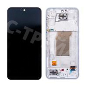 Дисплей для Samsung Galaxy A35 5G (A356E) модуль с рамкой Голубой - OR (SP)