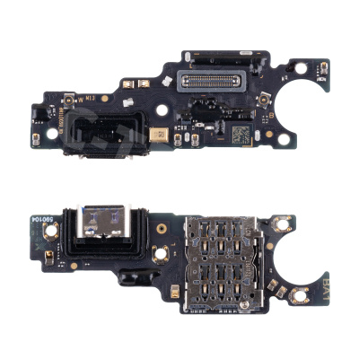 Шлейф для Huawei Honor X7d 4G (LGN-LX1) плата на системный разъем/разъем гарнитуры/микрофон - Премиум