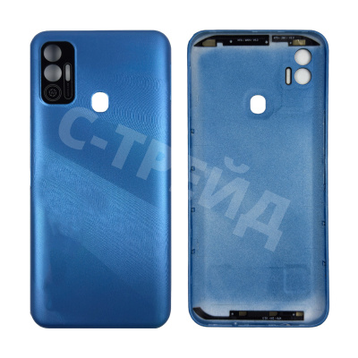 Задняя крышка для Tecno Spark 7 (KF6n) Синий