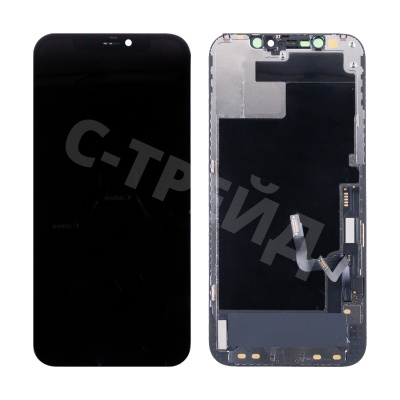 Дисплей для iPhone 12/12 Pro (A2403/A2407) в сборе с тачскрином Черный - (In-Cell) (площадка под IC)