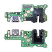 Шлейф для Infinix Note 30i (X6716) плата на системный разъем/разъем гарнитуры/микрофон - Премиум