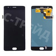 Дисплей для OnePlus 3/3T (A3003) в сборе с тачскрином Черный - (OLED)