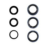 Стекло камеры для iPhone 17 Pro/17 Pro Max (комплект 3 шт.) Синий