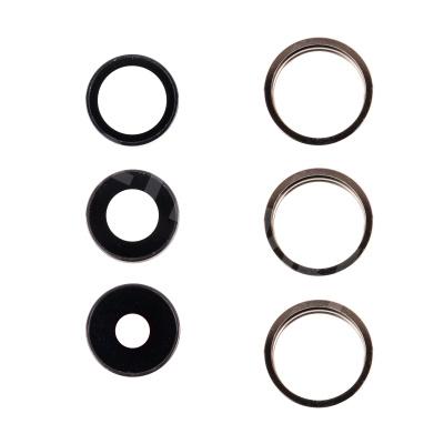 Стекло камеры для iPhone 14 Pro/14 Pro Max (комплект 3 шт.) Золото