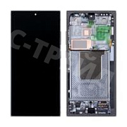 Дисплей для Samsung Galaxy S24 Ultra (S928B) модуль с рамкой Черный - OR (SP)