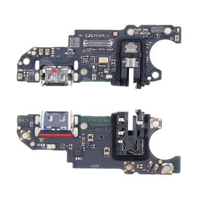Шлейф для Huawei Honor X6/X8 5G (VNE-LX1/VNE-N41) плата на системный разъем/разъем гарнитуры/микрофон - Премиум