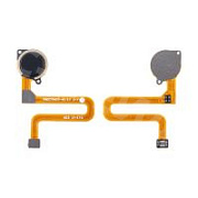 Шлейф для Xiaomi Redmi 10C/Poco C40 (220333QNY/220333QPG) сканер отпечатка пальцев Черный