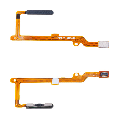 Шлейф для Huawei Honor X8a 4G/90 Lite (CRT-LX1/CRT-NX1) сканер отпечатка пальцев Черный