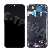 Дисплей для Samsung Galaxy A20 (A205F) модуль с рамкой Черный - (In-Cell)