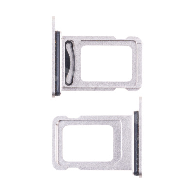 Держатель SIM для iPhone 14/14 Plus (2 Sim) (A2883/A2887) Белый