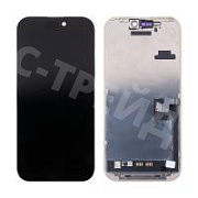 Дисплей для iPhone 16 Pro (A3293) в сборе с тачскрином Черный - OR (rev. Samsung) (Снятый, заменено ТОЛЬКО стекло)