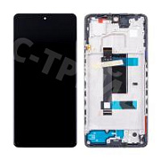 Дисплей для Xiaomi Poco X5 Pro 5G/Redmi Note 12 Pro 5G (22101320G/22101316C/22101316I/22101316G) модуль с рамкой Черный - OR (SP)