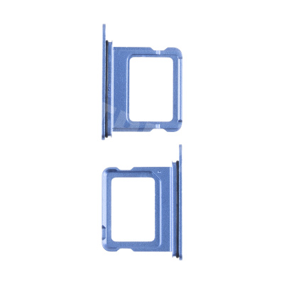 Держатель SIM для iPhone 16/16 Plus (1 Sim) (A3287/A3286/A3290/A3289) Голубой