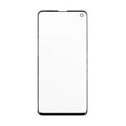 Стекло для переклейки Samsung Galaxy S10 (G973F) в сборе с OCA пленкой Черный - (Feaglet)