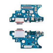 Шлейф для Samsung Galaxy S20 (G981U/America/EU version) плата системный разъем/микрофон - Премиум