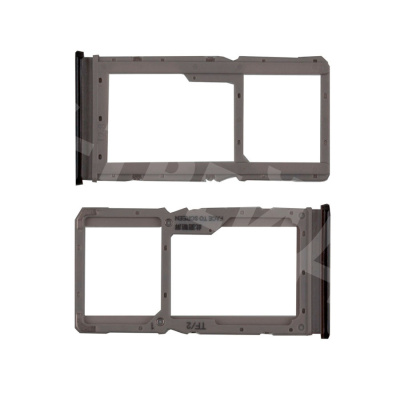 Держатель SIM для Xiaomi Redmi Note 8 Pro (M1906G7T) Черный