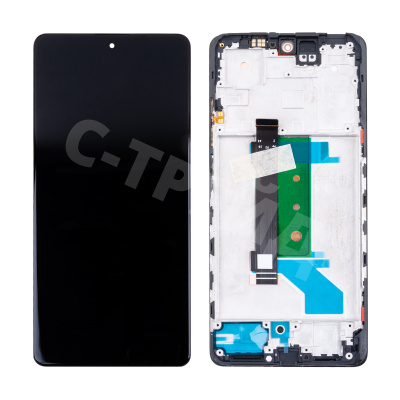 Дисплей для Xiaomi Redmi Note 12 Pro+ (221013164UG) модуль с рамкой Черный - OR (SP)
