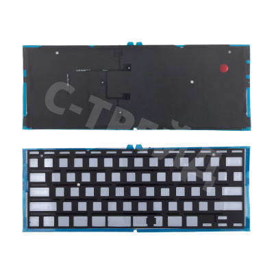 Подсветка клавиатуры для ноутбука MacBook Air 11" A1370/A1465 (2011-2015, прямой Enter RU) Черный