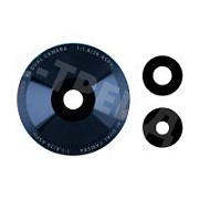 Стекло камеры для Huawei Nova Y72/Y72S/Y63 (MGA-LX3/GFY-LX1/GFY-LX1) (комплект 3 шт.) Черный