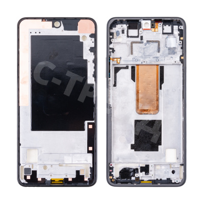 Рамка дисплея для Xiaomi Redmi Note 11 Pro+ 5G (21091116UG) Черный (возможен дефект ЛКП)